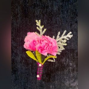 Custom Silk Boutonniere